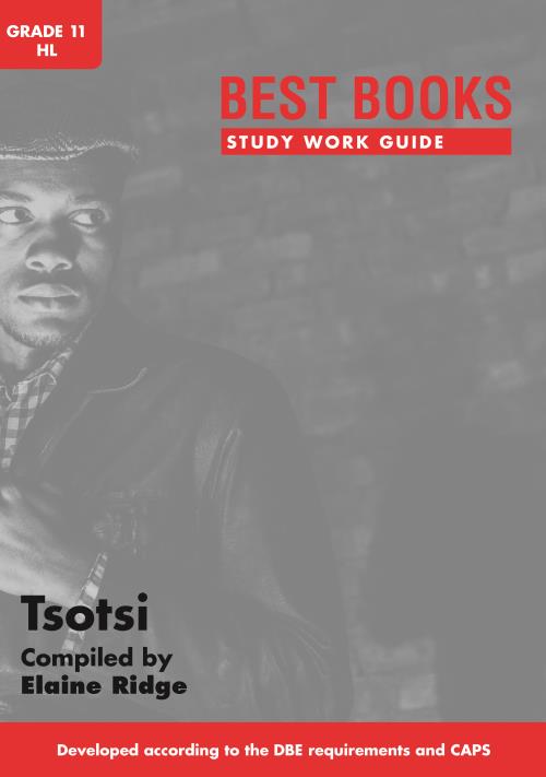 Study Work Guide: Tsotsi Graad 11 HL (novel & film study)