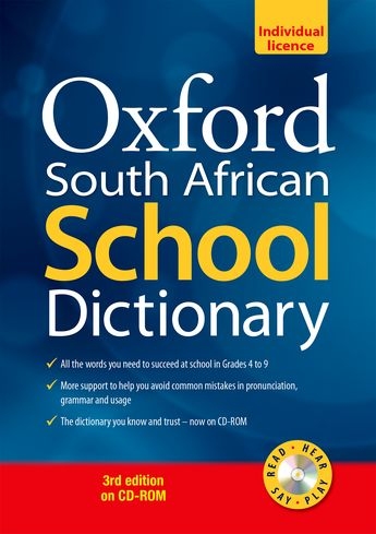 Oxford South African School Dictionary 3e CD ROM