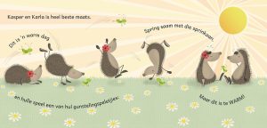 Die Krimpvarkies 3 - Te warm vir spring! Spread 1