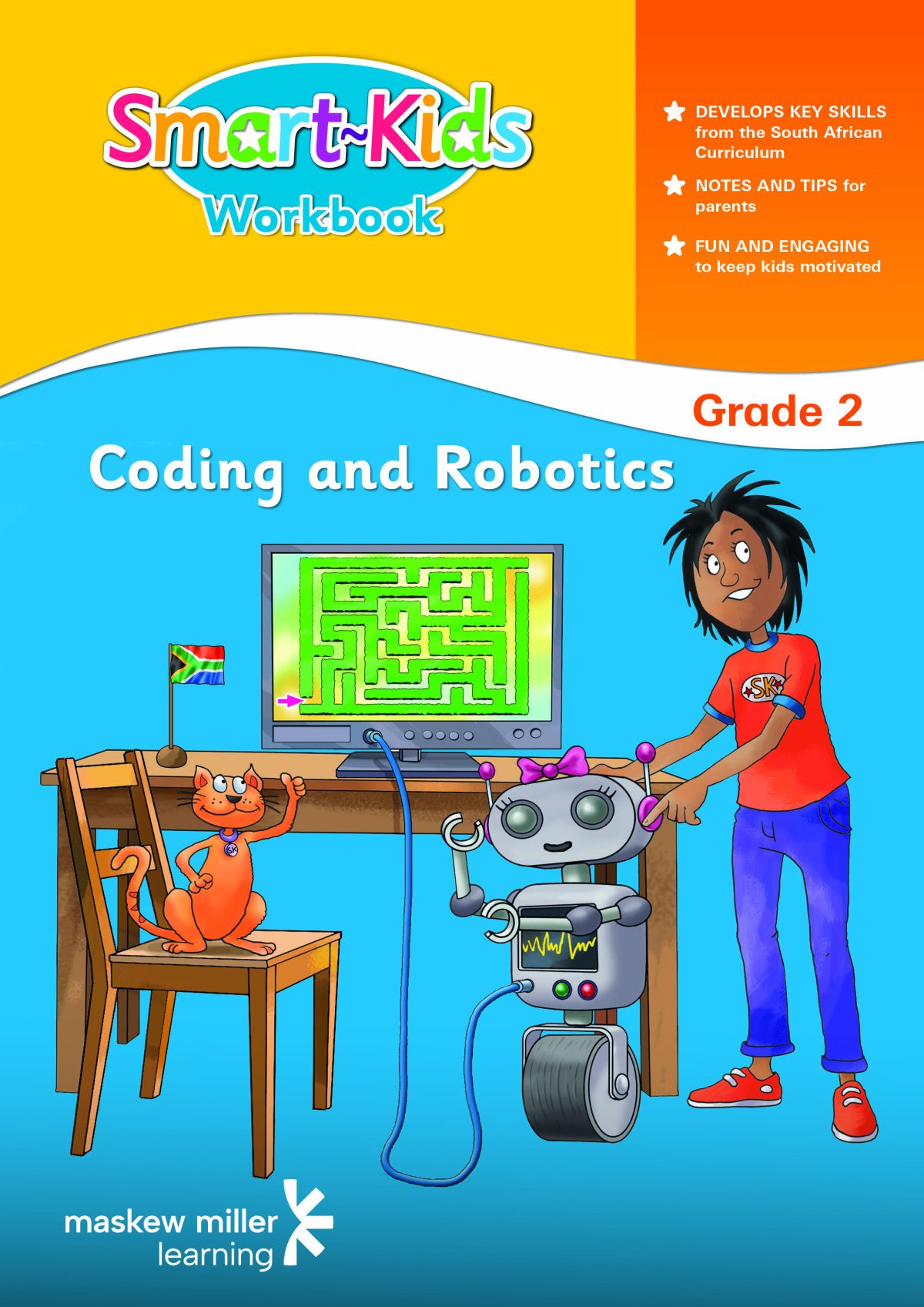 Smart-Kids Coding and Robotics Workbook - Grade 2